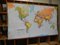 Mapa del mundo en papel laminado, Imagen 1