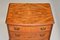 Antique Burr Walnut Chest of Drawers, Image 4