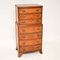 Antique Burr Walnut Chest of Drawers, Image 2