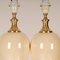 Mid-Century Hollywood Regency Gold Brass & Beige Table Lamps, 1970s, Set of 2 4