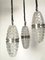 Mid-Century Modern Ceiling Lamp with Crystal Light Shades 2