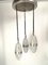 Mid-Century Modern Ceiling Lamp with Crystal Light Shades, Image 1