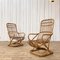 Bamboo Armchairs attributed to Tito Agnoli, 1960, Set of 2, Image 1