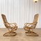 Bamboo Armchairs attributed to Tito Agnoli, 1960, Set of 2, Image 3
