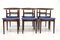 Rosewood & Teak Dining Chairs by Helge Sibast & Børge Rammerskov, Denmark, 1960s, Set of 6 1