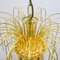 Large Murano Glass Teardrop Waterfall Chandelier, Italy, 1970s 11