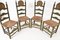 Antique Spanish Andalusian Polychrome Dining, Set of 4, Image 6