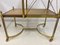 Tables d'Appoint Etagere en Laiton et Erable, Set de 2 8