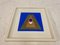 Italo Valenti, Pyramides en Bleu, 1973, Collage et Gouache 5