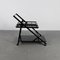 Black Laquered Ash Bar Trolley with Removable Tray, 1970s, Image 7