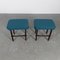 Buchenholz und Stoff Hocker, 2er Set 11