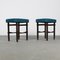 Beech and Fabric Wood Stools, Set of 2 14