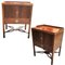Chippendale Carved Mahogany Nightstands from Baker Furniture, Set of 2 1