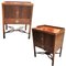 Tables de Chevet Chippendale en Acajou Sculpté de Baker Furniture, Set de 2 1