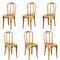 Chaises de Bistrot Fischel Antiques de Thonet, France, Set de 6 1