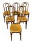 Antique French Fischel Bistro Chairs from Thonet, Set of 6, Image 10