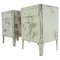 Vintage Industrial Steel Nightstands, 1970s, Image 1