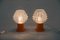 Lampes de Bureau Orange par Kamenicky Senov, 1970s, Set de 2 2