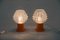 Orange Table Lamps by Kamenicky Senov, 1970s, Set of 2 2