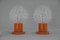 Orange Table Lamps by Kamenicky Senov, 1970s, Set of 2, Image 1