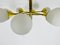 Mid-Century Modern Brass Chandelier from Kaiser Leuchten, 1960s 6