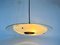 Mid-Century Italian Brass and Glass Ceiling Lamp, 1950s 9