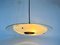 Mid-Century Italian Brass and Glass Ceiling Lamp, 1950s, Image 9