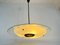 Mid-Century Italian Brass and Glass Ceiling Lamp, 1950s 12