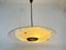 Mid-Century Italian Brass and Glass Ceiling Lamp, 1950s, Image 12