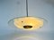 Mid-Century Italian Brass and Glass Ceiling Lamp, 1950s 10