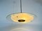 Mid-Century Italian Brass and Glass Ceiling Lamp, 1950s, Image 10