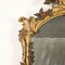 Espejo italiano con marco dorado tallado, finales de 1800, Imagen 4