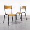 French Stacking Chairs from Mullca, 1960s, Set of 2 1