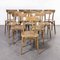 Oak Bentwood Dining Chair by Marcel Breuer for Luterma, 1950s, Set of 10 1