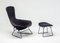 Sedia Bird e poggiapiedi di Harry Bertoia per Knoll International, set di 2, Immagine 1