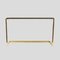 Brass Console Table with Glass Top by Sandro Petti for Angolo Metalarte, Image 3