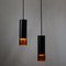 Swedish Metal & Glass Ceiling or Window Pendants, 1960s, Set of 2, Image 7