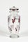Art Deco Glass Vase with Silver Decorations by Karl Palda, 1930s 5