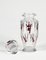 Vase Art Déco en Verre avec Décorations en Argent par Karl Palda, 1930s 8