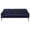 Mr Olsen 3-Sitzer Sofa in Royal Blue von Warm Nordic 1
