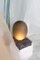 White Table Lamp in Smoky Grey from Pulpo 13