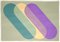 Ryan Rivadeneyra, simple paisaje inclinado en tonos pastel, 2022, acrílico sobre papel, Imagen 1