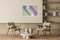 Ryan Rivadeneyra, semplice paesaggio inclinato in toni pastello, 2022, acrilico su carta, Immagine 4