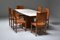 Art Deco Italian Dining Table with Marble Top, 1940s 7