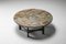 Round Slate Mosaic Coffee Table from Pia Manu, Belgium, 1970s 4