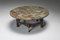 Round Slate Mosaic Coffee Table from Pia Manu, Belgium, 1970s, Image 2