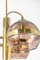 Lámpara de araña Sciolari pequeña de latón de Gaetano Sciolari, Germany, años 60, Imagen 3
