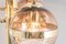 Lámpara de araña Sciolari pequeña de latón de Gaetano Sciolari, Germany, años 60, Imagen 7
