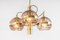 Petite Stunning Sciolari Brass Chandelier from by Gaetano Sciolari, Germany, 1960s 5