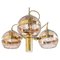 Petite Stunning Sciolari Brass Chandelier from by Gaetano Sciolari, Germany, 1960s, Image 1